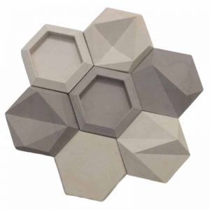 دیوارپوش تایل مدرن شش ضلعی خاکستری برای بین کابینتی آشپزخانه قابل شست و شو