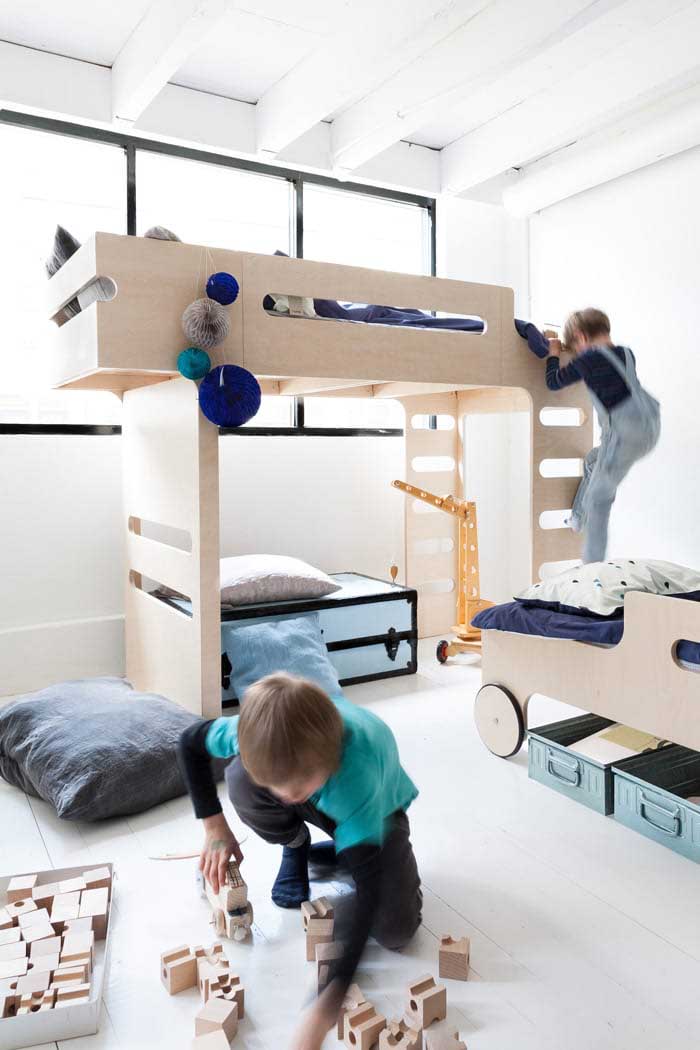 قوانین استفاده از تخت دو طبقه کودکان