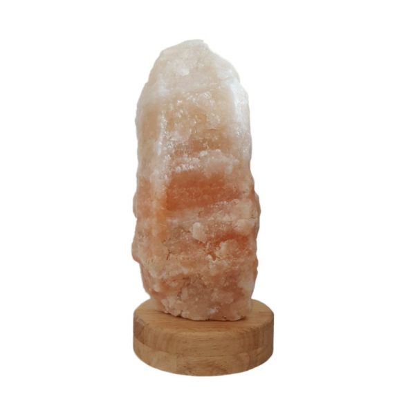 چراغ رومیزی سنگ نمک مدل صخره ای کد R10