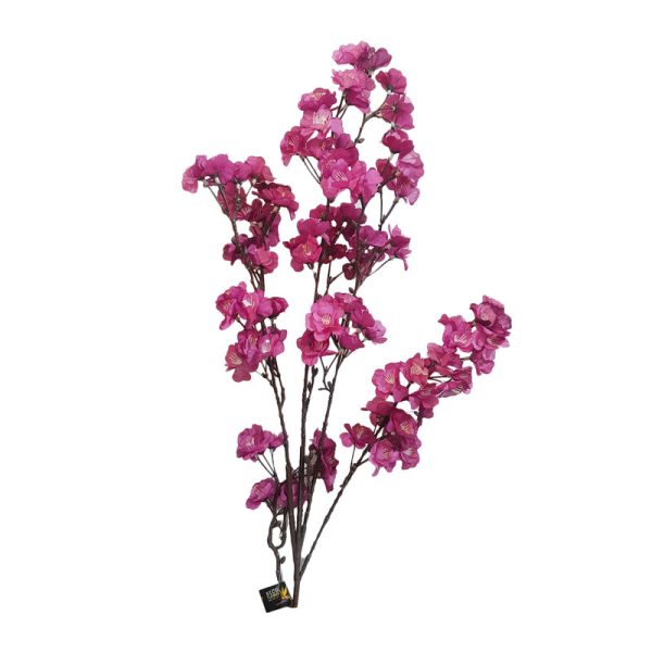 گل مصنوعی مدل شکوفه درخت هلو کد 123