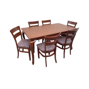 میز و صندلی ناهارخوری 6 نفره گالری چوب آشنایی مدل 791
